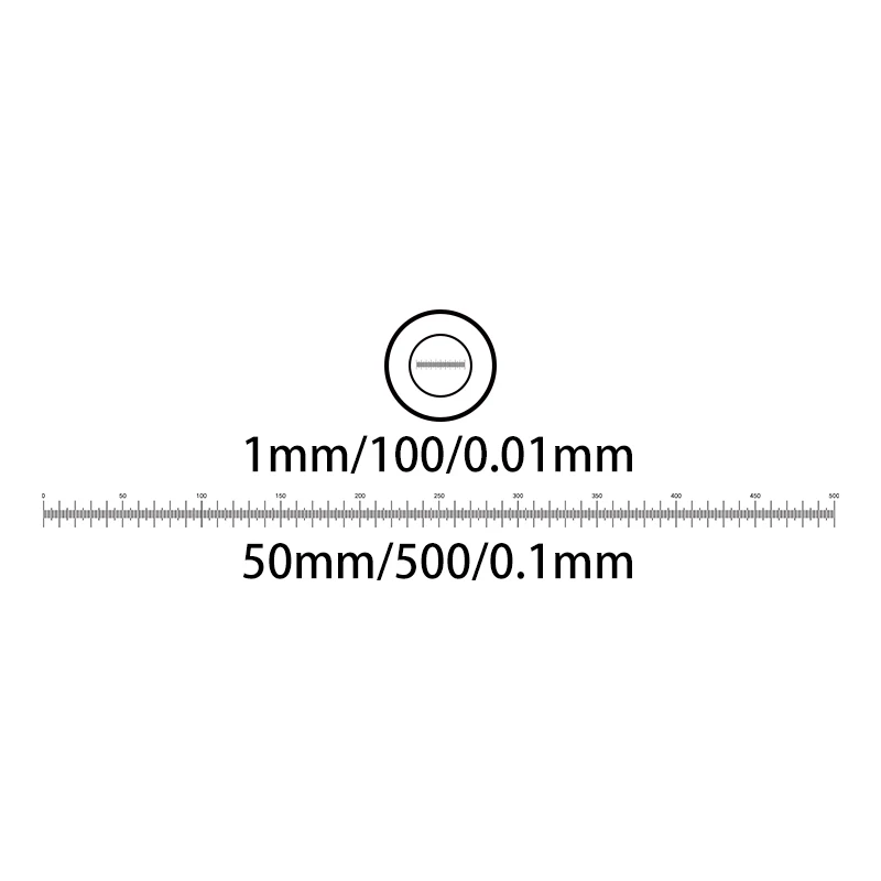 

Microscope Measurement Glass Micrometer Calibration Slide Scale Ruler DIV 0.01 mm 0.1 mm Microscope Stage