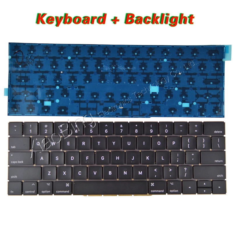 Новая клавиатура A1707 для Macbook Pro Retina 15 дюймов с подсветкой американская 2016 2017