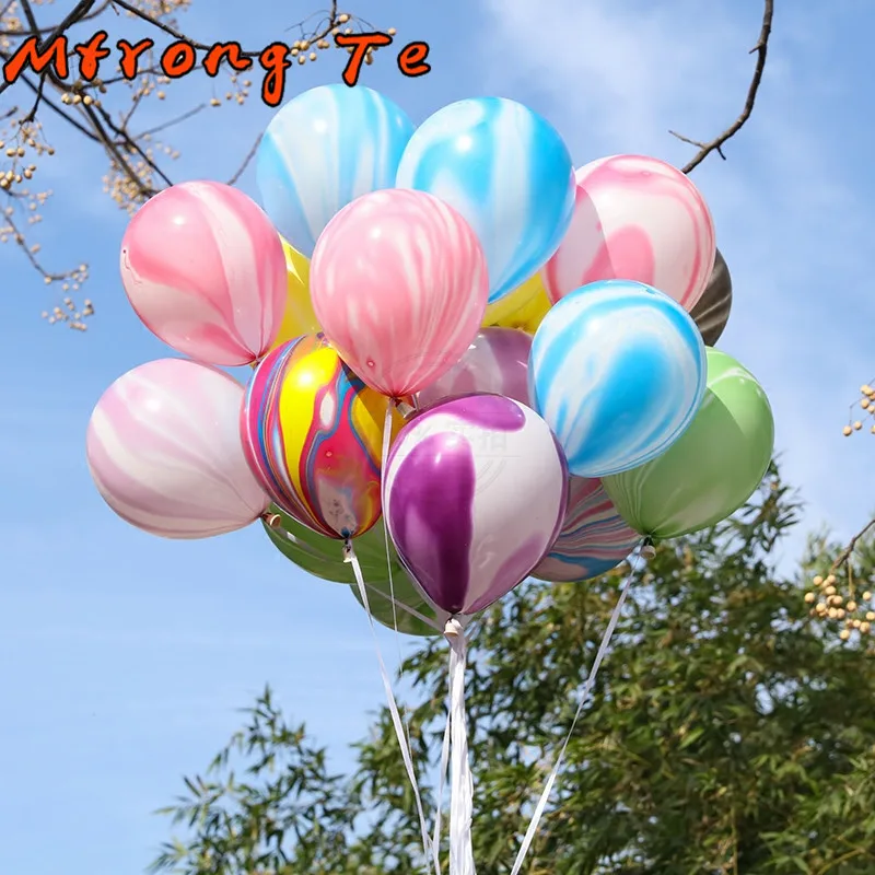 10pcs-Colorful-12inch-Wedding-Valetine-s-Day-Agate-Marble-Balloons-Decoration-Baby-Shower-Birthday-Party-Agate