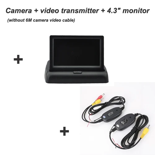 Автомобильная CCD камера заднего вида ночного видения, водонепроницаемая HD парковочная камера для Nissan Teana Paladin Tiida Altima 2012 Sylphy Almera 2013 - Название цвета: wireless monitor 2