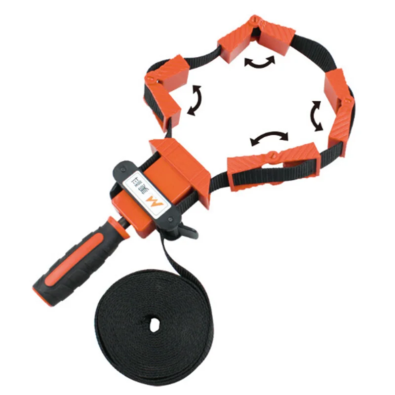 

4M Nylon Material Straps Clip Multi Function Type Binding Multilateral Angle Woodworking Tool Clamp