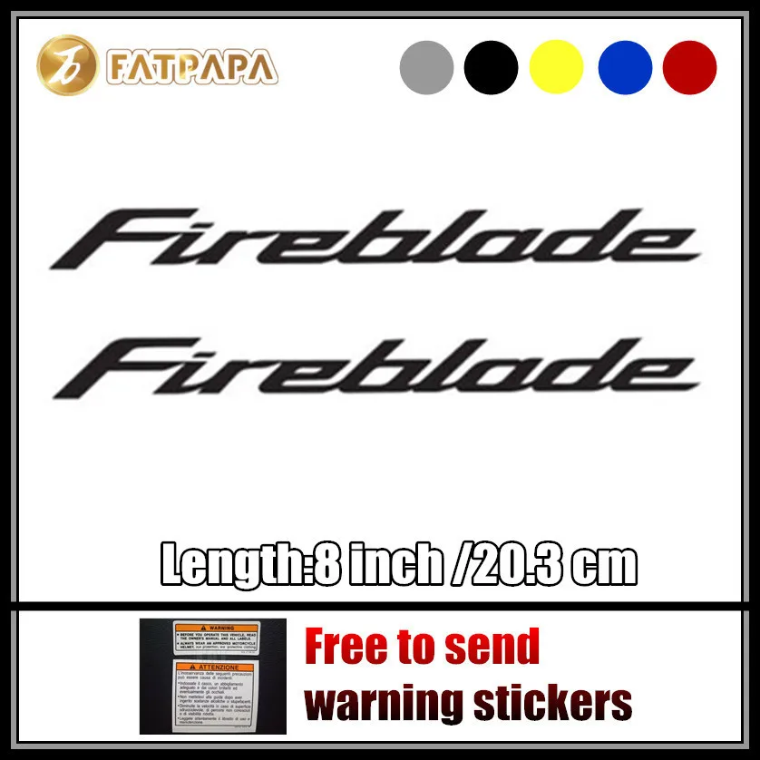 

motorcycle bike Fuel tank Wheels Fairing notebook Luggage helmet MOTO Sticker decals For HONDA Fireblade CBR 954 900 929 1000 RR