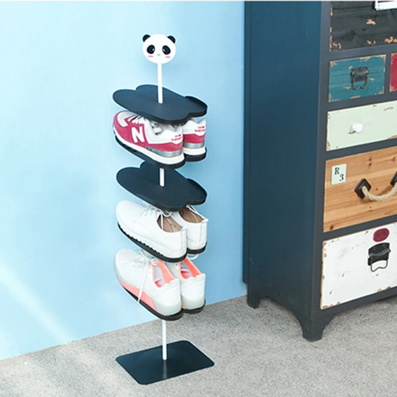 Креативный металлический стеллаж хранение обуви многофункциональный дом гостиная спальня пыль стерео ребенок взрослый простой подвесной держатель для обуви