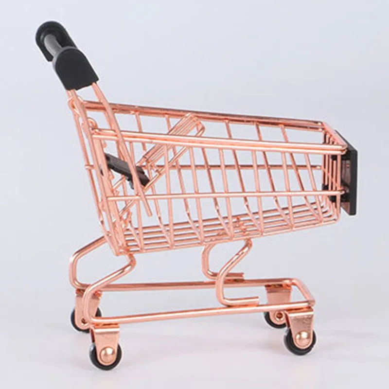 Makeup Organizer Creative Simulation Mini Shopping Cart Supermarket Trolley Debris Storage Box Organizador Home Decoration Makeup Organizer Creative Simulation Mini Shopping Cart Supermarket Trolley Debris Storage Box Organizador Home Decoration