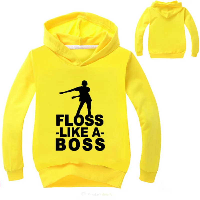 

DLF 2-16Years Floss Like A Boss for Boys Toddler Girl Sweatshirt and Hoodies Kids Clothes Girls Tops Casual Pullover Outwear