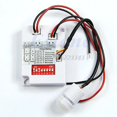 

New Plastic Intelligent Light Body Sensor IR Module Motion Sensing Switch