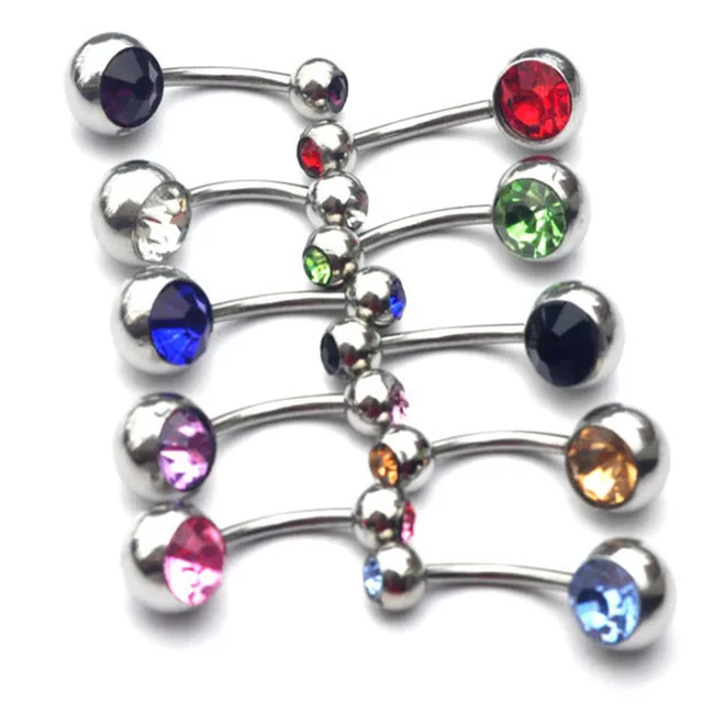 Aliexpress.com : Buy 20Pcs Fashion Surgical Steel Barbell Navel ...