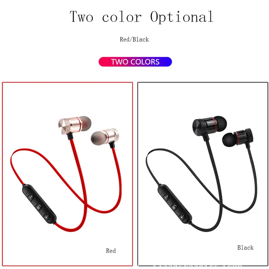 Magnetic music bluetooth earphone Y10 sport running wireless bluetooth headset with Mic For iPhone 8 X 7 Xiaomi 0011
