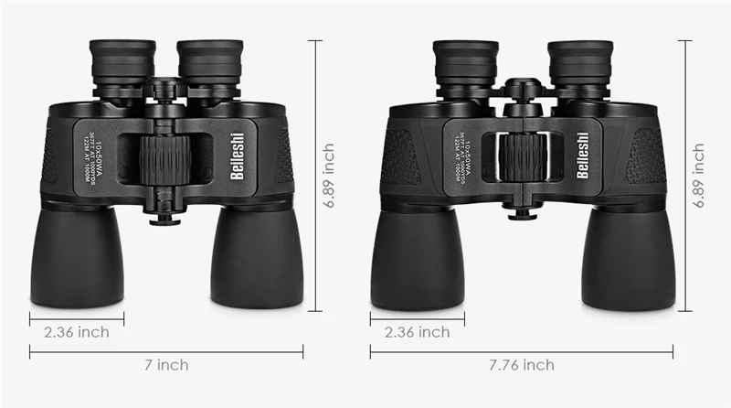 Beileshi бинокль 10X50 HD Vision широкоугольный Призма складной бинокль открытый профессиональный охотничий телескоп для путешествий концерта