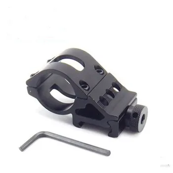 

Tactical Flashlight Torch Laser 25.4mm 1" inch Side Offset Rail Mount handlebar mount flashlight