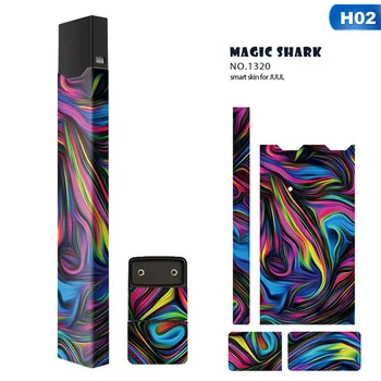 

2019 Hot! 2.5D Smart Skin Wraps Stickers Cases Cover Sleeve Protective Stickers Suitable For Juul Battery And USB Charger