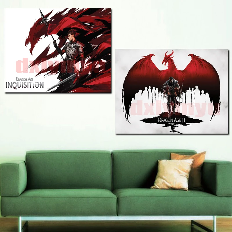 

5D DIY Diamond Embroidery Dragon Age Origins Cartoon Picture Full Diamond Painting Cross Stitch Square Drill Mosaic Decoration