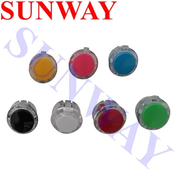 

10pcs/lot 30mm Arcade push button transparent push button switch Copy Sanwa OBSF-30 Push button for Arcade Game Machine