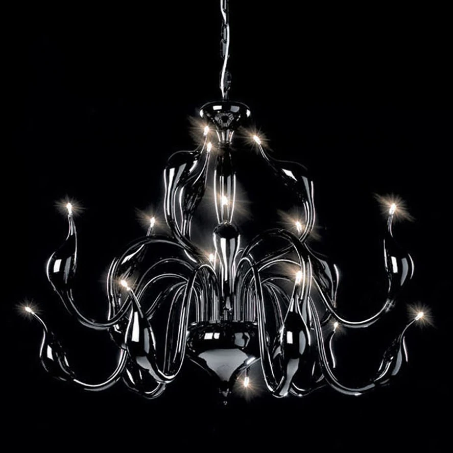  Led G4 Nordic Iron Swan LED Lamp Pendant Lights For Dinning Room Foyer Bedroom Pendant Lamp - 32822213250