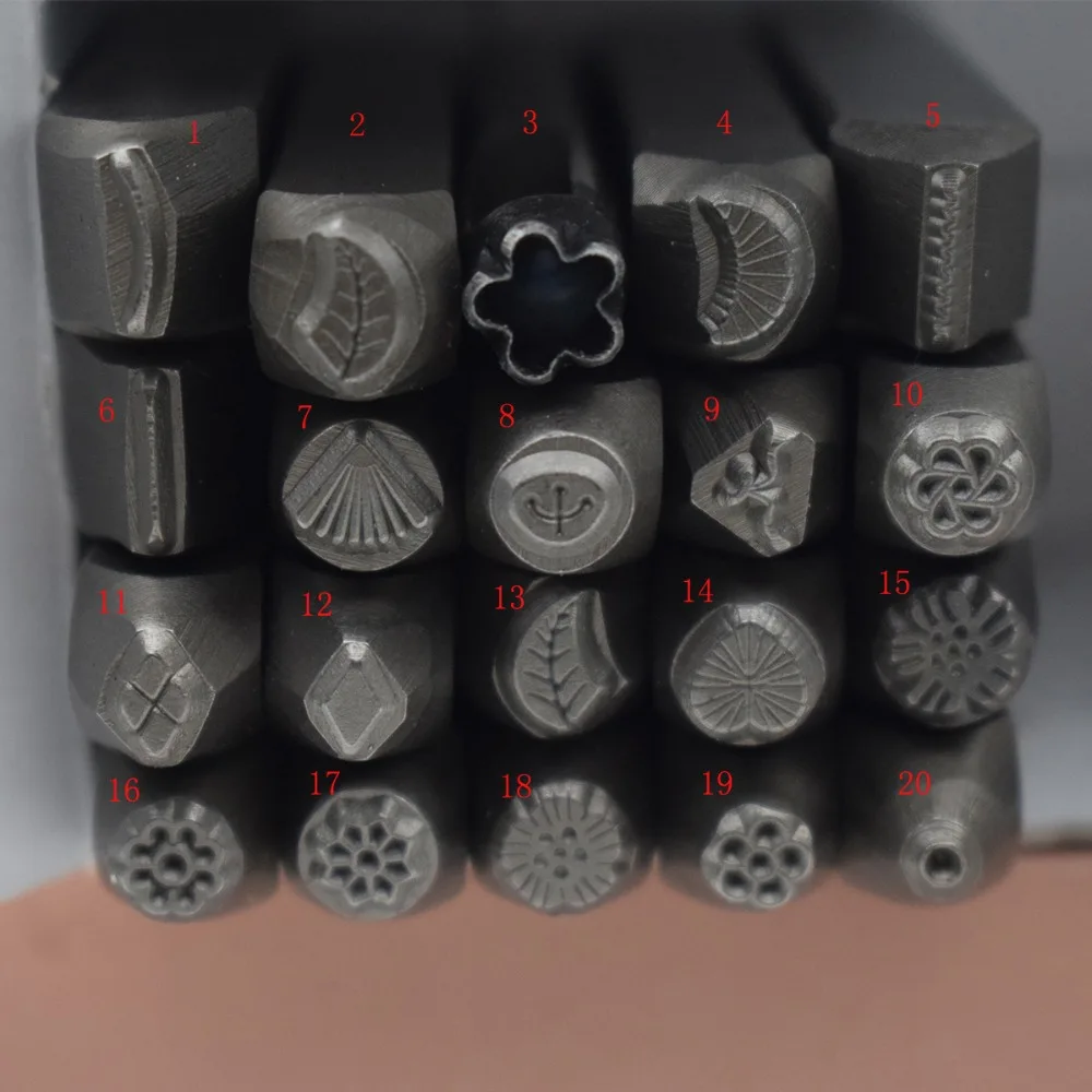 

Flower ImpressArt Metal Design Stamp Steel Hand Punch for Jewelry Crafts