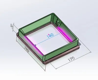 Алюминиевый сплав смолы бак для SLA 3d принтер для Form1 форма 1+ и moai SLA 3D принтер
