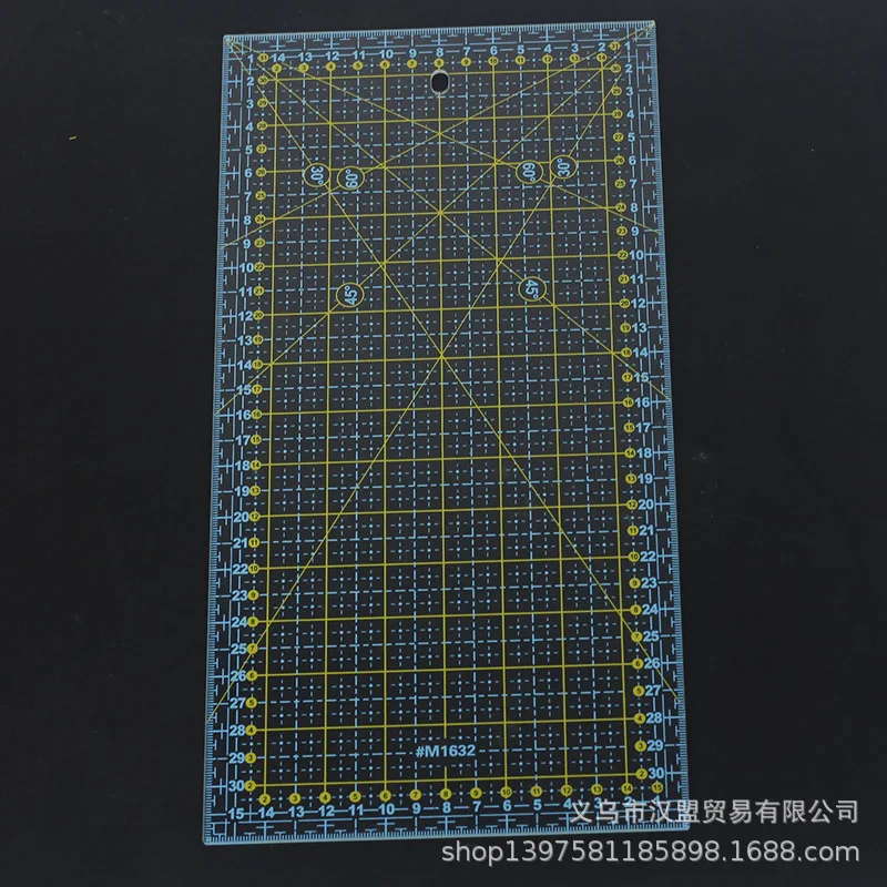 

DIY sewing spreader tools for household multifunction tongs sewing ruler 15*30CM two-color ruler clothing rule