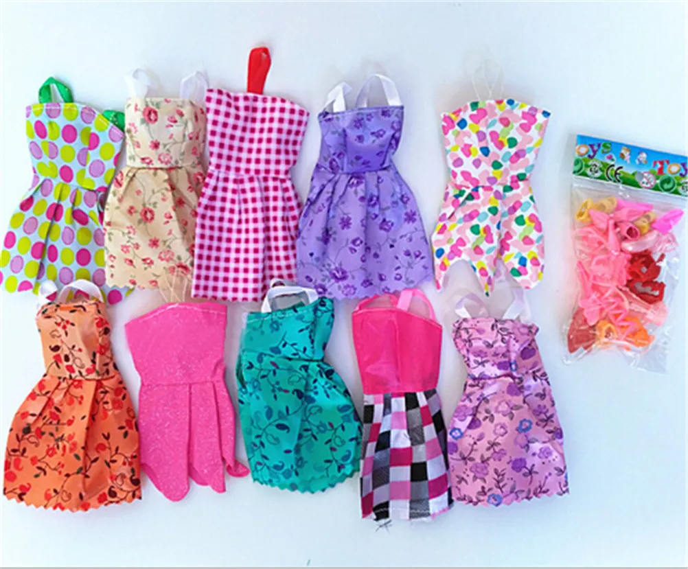 1pcs Fashion Mini Handmade Party Dress Colthes Gown For 11.5 inch Doll Kid Gift