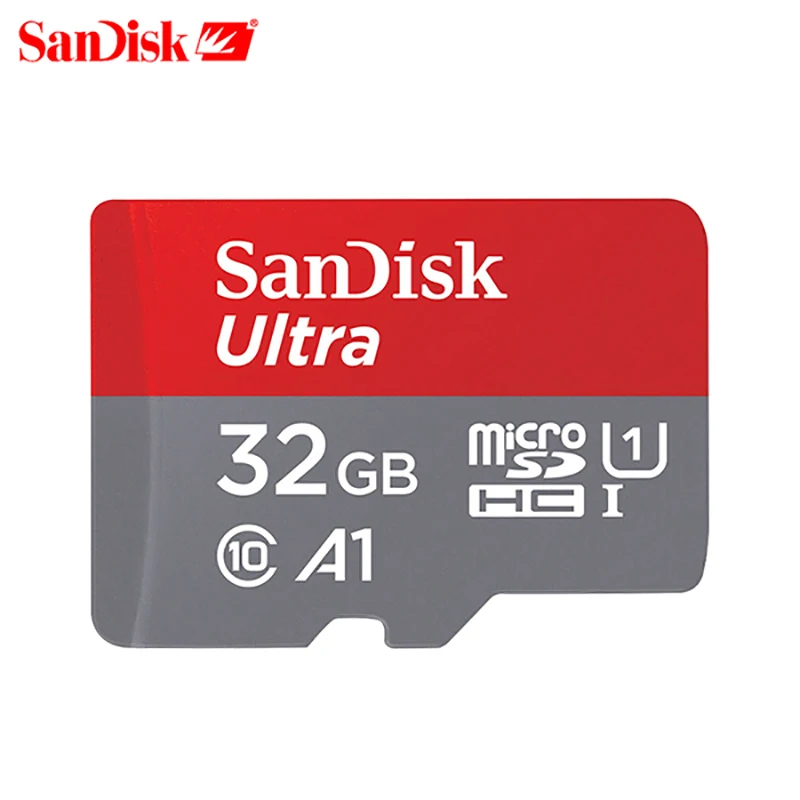 Карта памяти Sandisk Оригинальная карта Micro sd класса 10 16 ГБ 32 64 128 200 256 400 гб TF