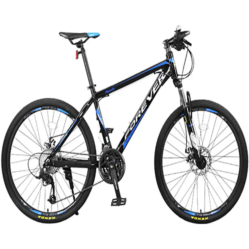 Discount Mountain Bike Male Students High Carbon Steel Frame Double Disc Brake 24 Speed 26 Inch Wire Disc For Teenagers Variable 3