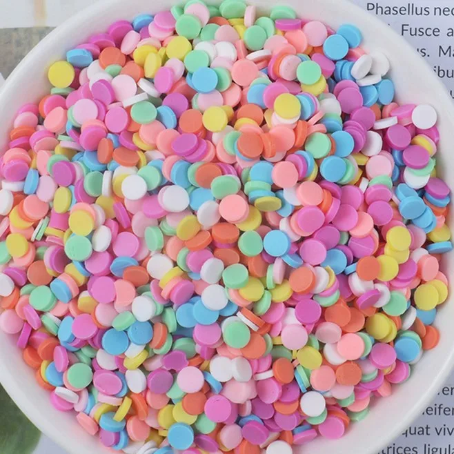 FLA 100g Slime Clay Fake Candy Sweets Sugar Sprinkle Decorations for Fake Cake Dessert Food Particles Decoration Toys 29