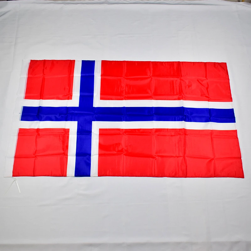Norseland 90*150 см норвежский флаг баннер 3x5 футов висящий Национальный украшение для