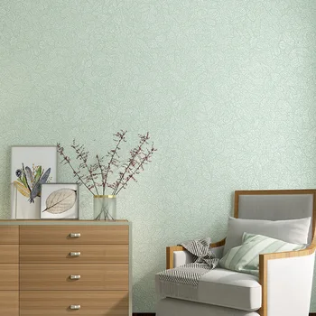 

Nordic Style Non-woven Wallpaper Modern Abstract Leaves Plain Color Living Room Bedroom Study Home Decor Wall Paper For Walls 3D
