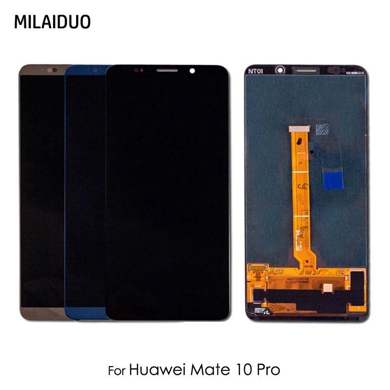 

LCD Display For Huawei Mate 10 Pro Touch Screen Digitizer No LOGO Assembly Replacement Parts Black No Frame 6.0" 100% Tested