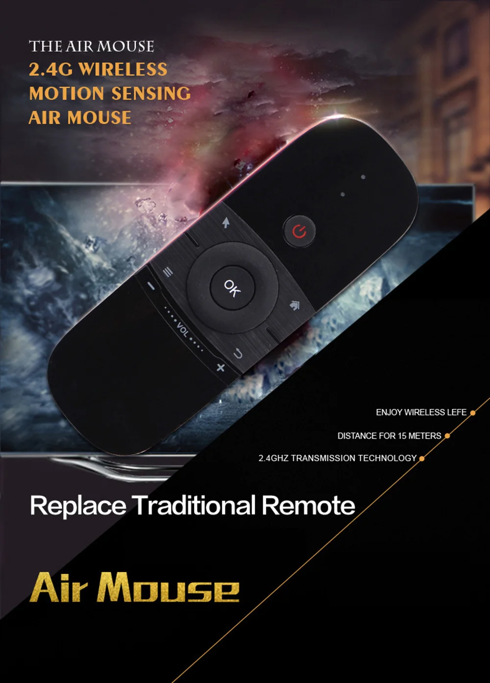 MX3 Plus 2,4 ГГц Беспроводная мини клавиатура Air mouse с пульт управления, ресивер для Android Windows Mac OS Linux
