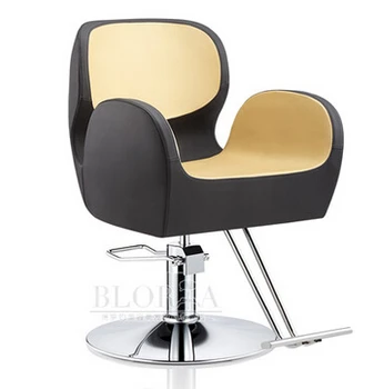 

Elegant hair salon hair chair. Hydraulic chair. Cotton