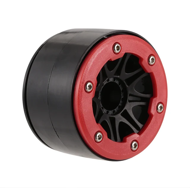 Best Offers 4pcs RC Tires AX-2014 2.2inch Plastic Wheel Hub Rim Set for Axial SCX10 RC4WD D90 1/10 RC Rock Crawler Car