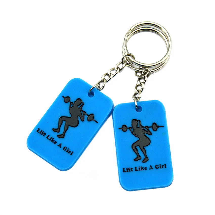 1 шт. силиконовый брелок OBH с голубым тиснением|tag keychain|keychain adog tag keychain |