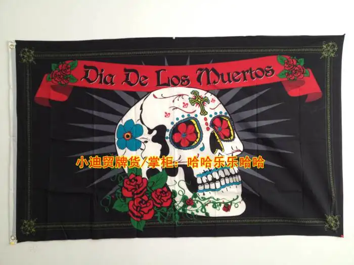 

Pirate Flag 3X5 ft custom Skull and Cross Crossbones Jolly Roger FP18