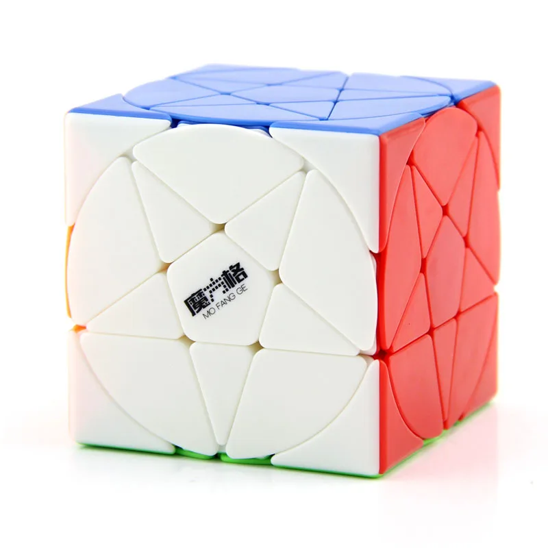 Qiyi Mofangge Пентакль куб магический куб черный стикер скорость головоломка звезда твист Кубики Игрушки для детей