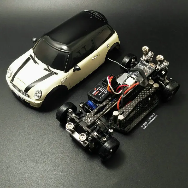 MINI D1/28RC 4 Drive AWD задний привод RWD передний Дрифт гоночный пульт дистанционного