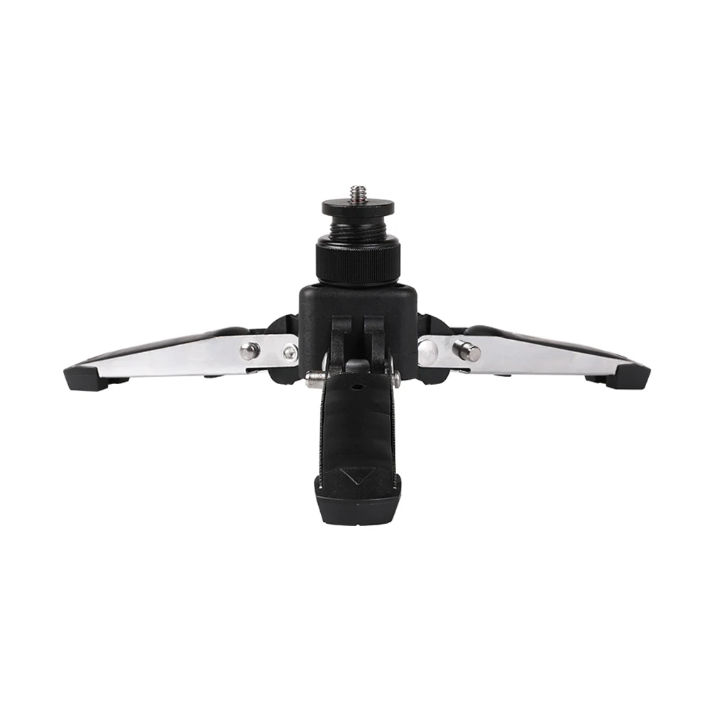 360 Degree Universal Stand Three Feet Support Stand Tripod Base for 1/4 Monopod Video Holder for Go