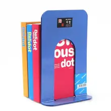 2pcs Portable Heavy Duty Metal Book End Shelf Bookend Holder Student Good Helper Office School Supplies Stationery