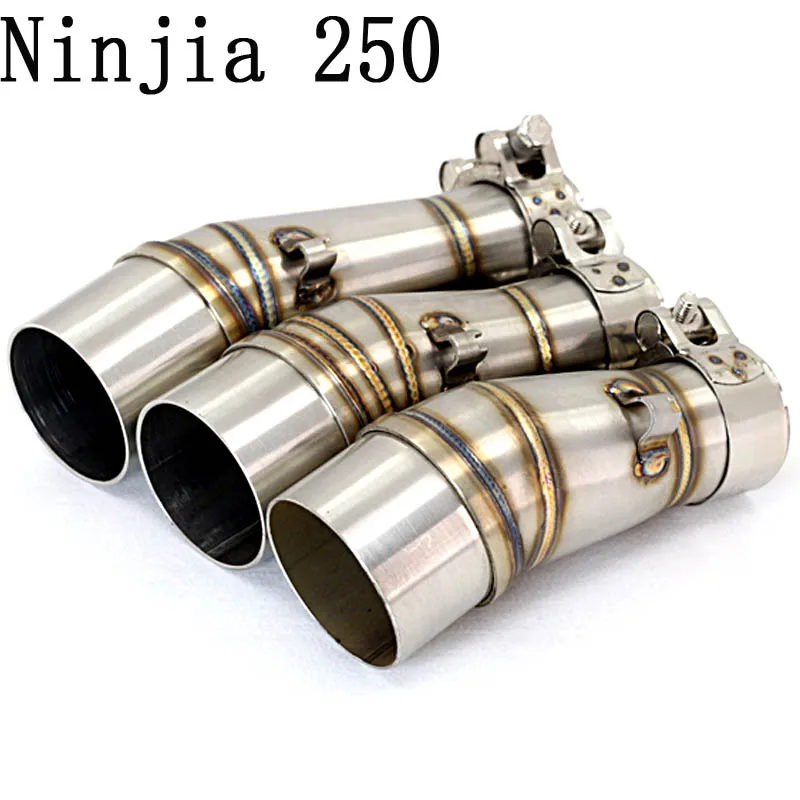 For Kawasaki NINJA 250 Link Pipe Stainless Steel Motorcycle Exhaust