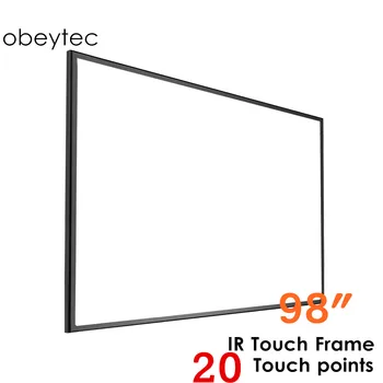 

OBF98WH00D 98 inch touchscreen overlay, 10/20 touchpoints, compatible with Android/ linux/ Mac/windows/Raspberry pi