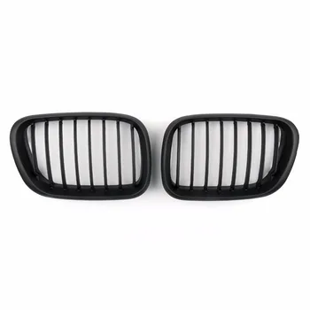 

Areyourshop Car Front Kidney Grill Mesh Grille For BMW X Series 1998-2003 X5 E53 1Pair ABS Plastic Car Styling Cover Guard