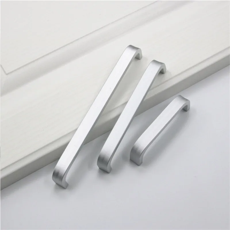 

1PC Aluminum Long Knob Cabinet Furniture Door Handles Knobs Bedroom Closet Dresser Kitchen Drawer Pulls