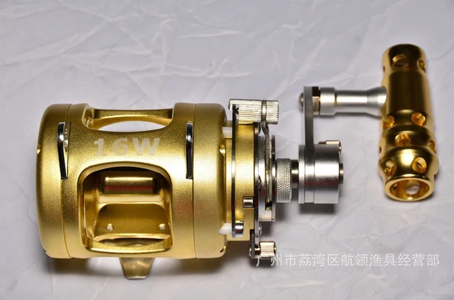 Cheap Gear wheel tractor exports reels pure gold fish reel Double speed fishing wheel drum high-grade iron reels