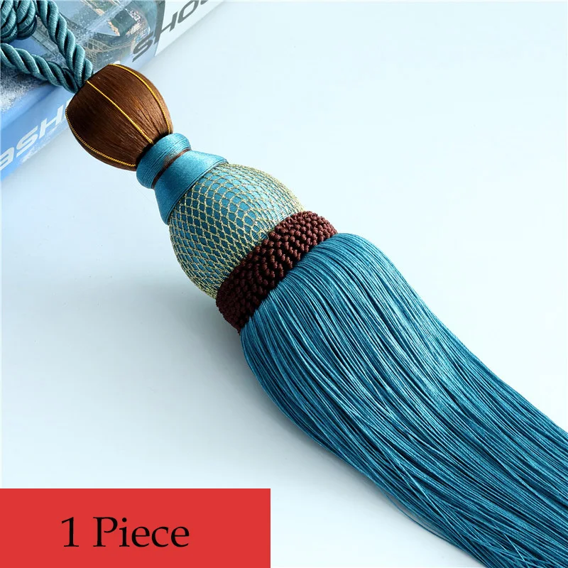 Оконная занавеска Tieback Tassel Ropes трикотажная фиксация цвета завязка сзади держатель для гостиной занавеска s завязывание веревки украшения аксессуары - Цвет: tie back 11