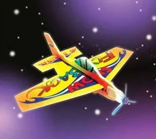 

DIY Lealth glider Fly Back Toy Plane Kids funny toy