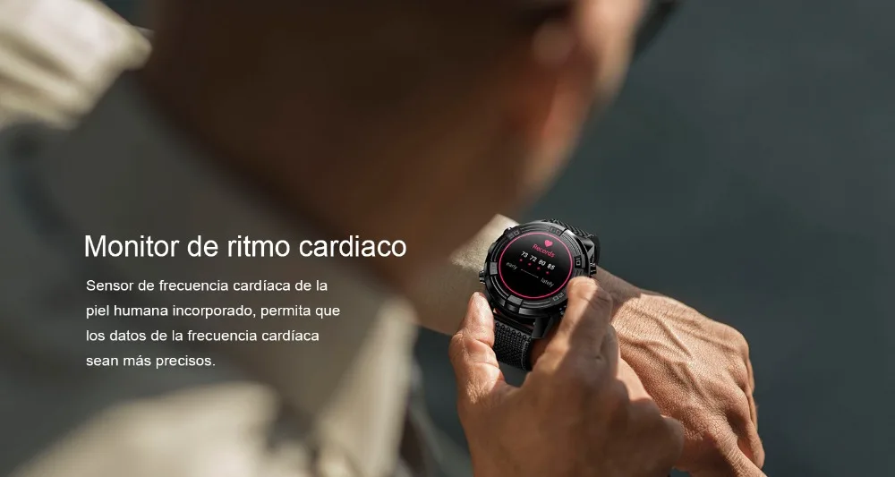12 LEMFO LEM6 reloj inteligente ritmo cardiaco