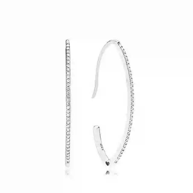 

Fanier 100% 925 Sterling Silver 297691cz Oval Brincos Glamour Mode Sales Direct From The Women's Jewelry Factory