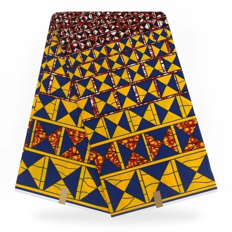 Настоящий воск высокого качества горячий воск настоящий голландский батик в африканском стиле Африканский вощеная ткань настоящий горячая Распродажа дизайн для женщин платье - Цвет: as picture