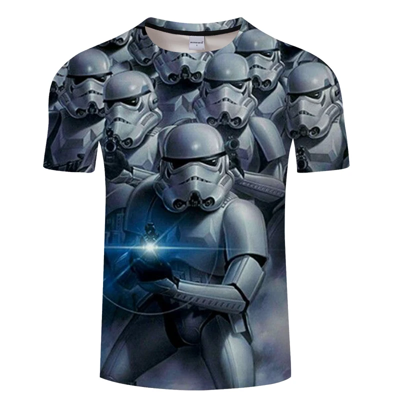 Футболки новые высококачественные мужские футболки Звездные войны костюмы с героями мультфильмов футболки harajuku для взрослых Дарт Вейдер