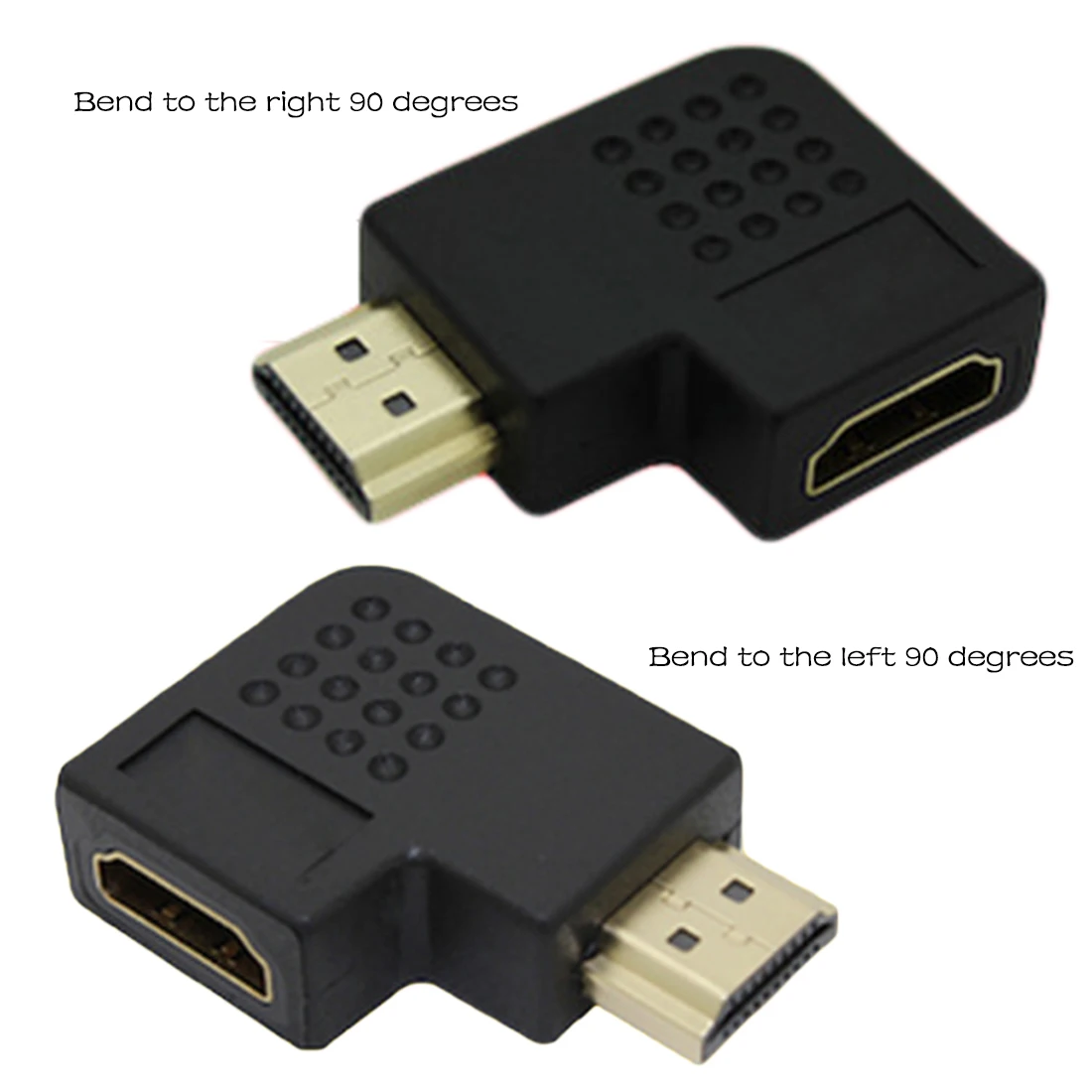 

Centechia Audio Cable HDMI male To HDMI female Angle 90 Degree Right /Left HDMI Cable Adapter Converter Connector for 1080P HDTV