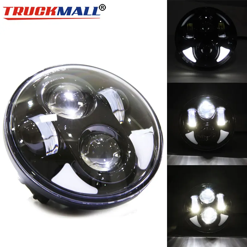 Для мотоцикла Dyna индийский Скаут мотоцикл 5 75 дюймов LED H4 Фары с DRL фары замена